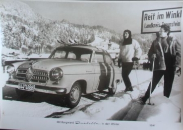 Borgward Isabella Sedan at Reit im Winkel 1955 Factoryphoto (9649)